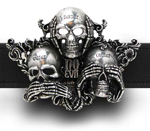 Alchemy belt buckle B88 No Evil